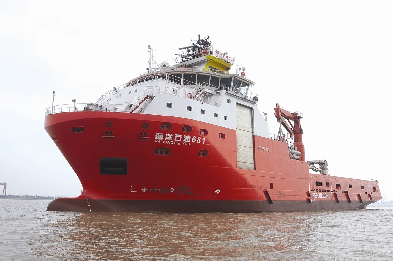 武船造世界顶级海工船“海洋石油681”交付